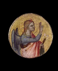 Der Engel Annunciant, 14. Jahrhundert